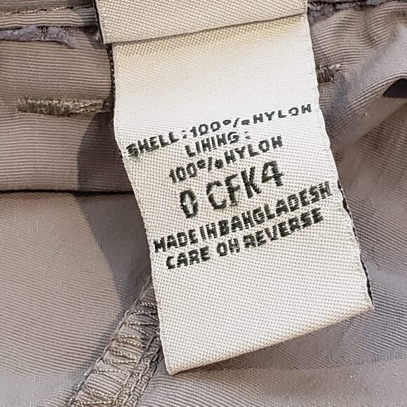 LL Bean Pants Cargo Mens L Gorpcore Khaki Nylon Stretch Hiking Camping 36X28 - Picture 4 of 10